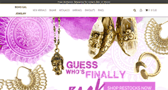 Desktop Screenshot of boho-gal.com